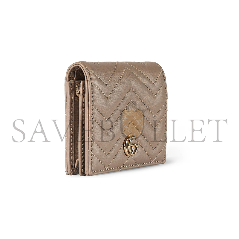GUCCI GG MARMONT CARD CASE WALLET 466492 (17.5*11cm) GUCCI GG MARMONT CARD CASE WALLET 466492 (17.5*11cm)
